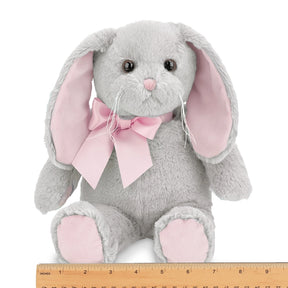 Bearington Collection - Lil' Mopsy Gray Bunny with Pink Ears