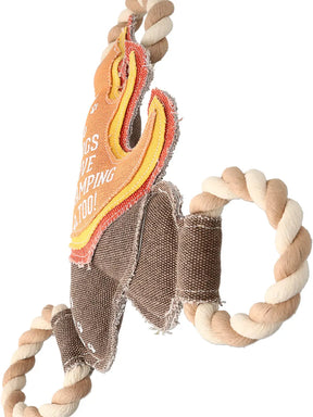 Pavilion - Camping Dog 12" Canvas Rope Dog Toy