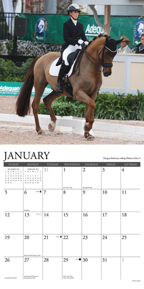 2025 Dressage Calendar