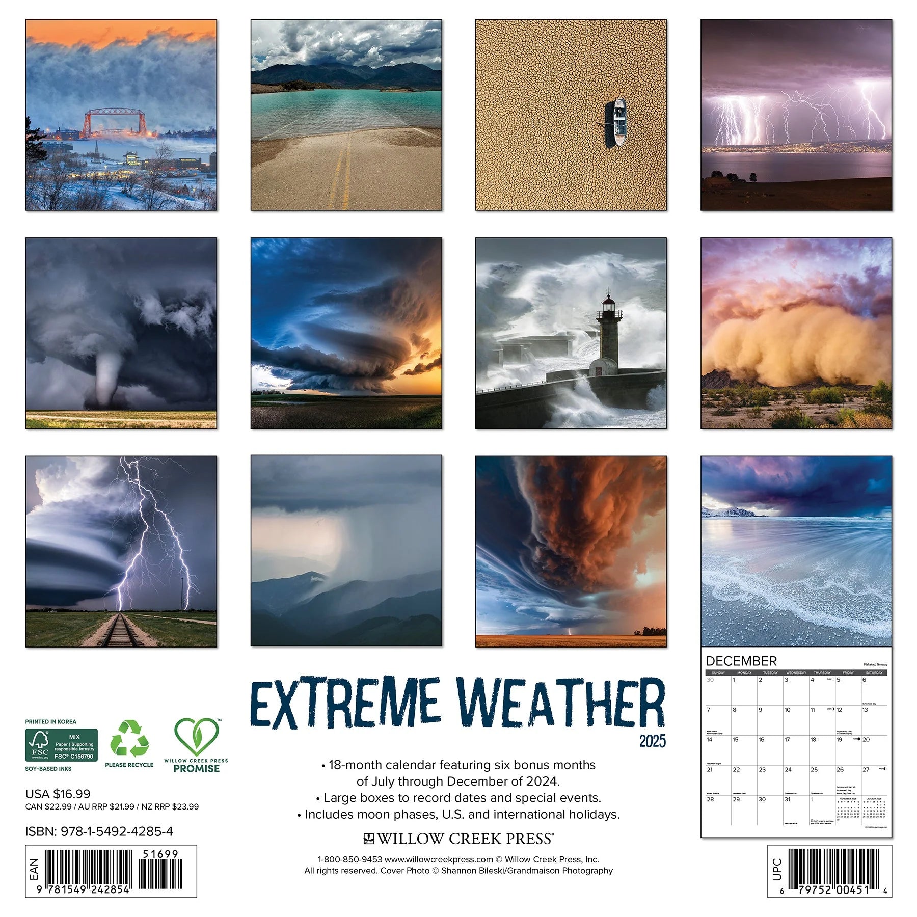 2025 Extreme Weather Calendar