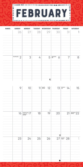 2025 Family Planner Calendar