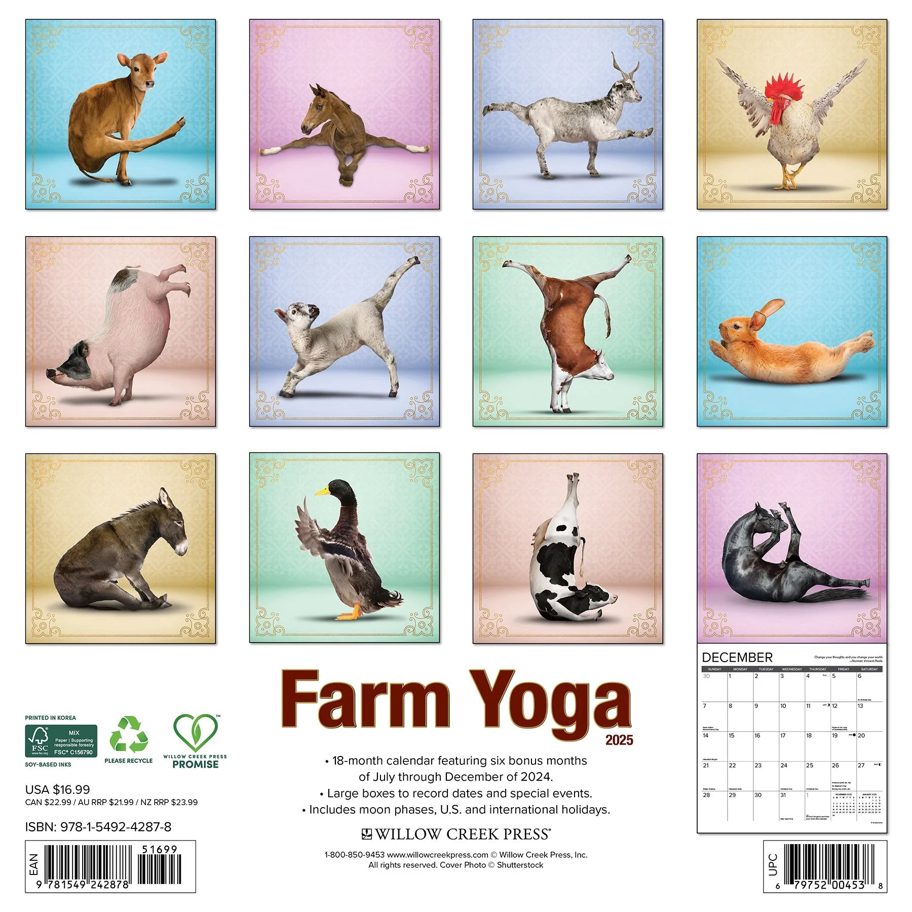 2025 Farm Yoga Calendar