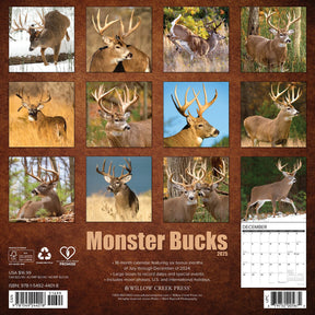 2025 Monster Bucks Calendar