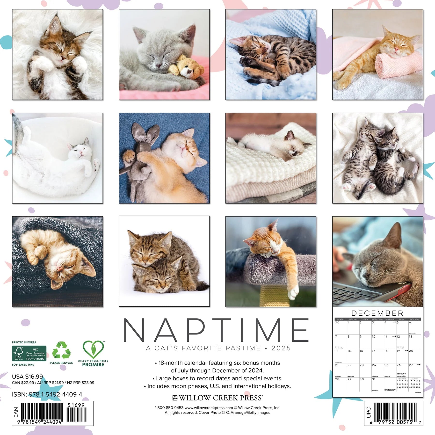 2025 Naptime: A Cat's Favorite Pastime Calendar