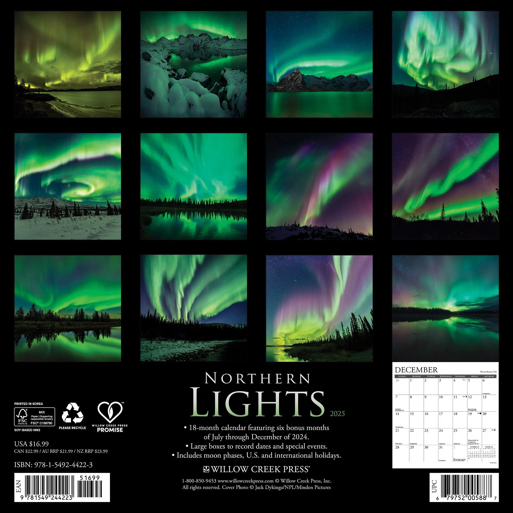 2025 Northern Lights Calendar