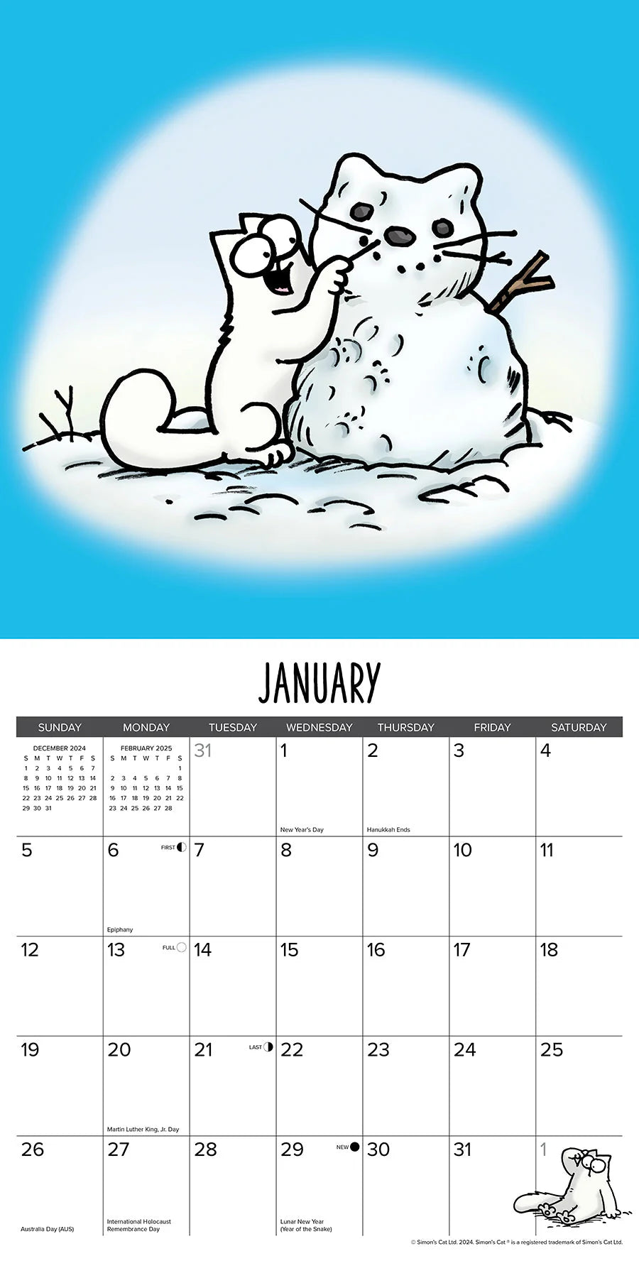 2025 Simon's Cat Calendar