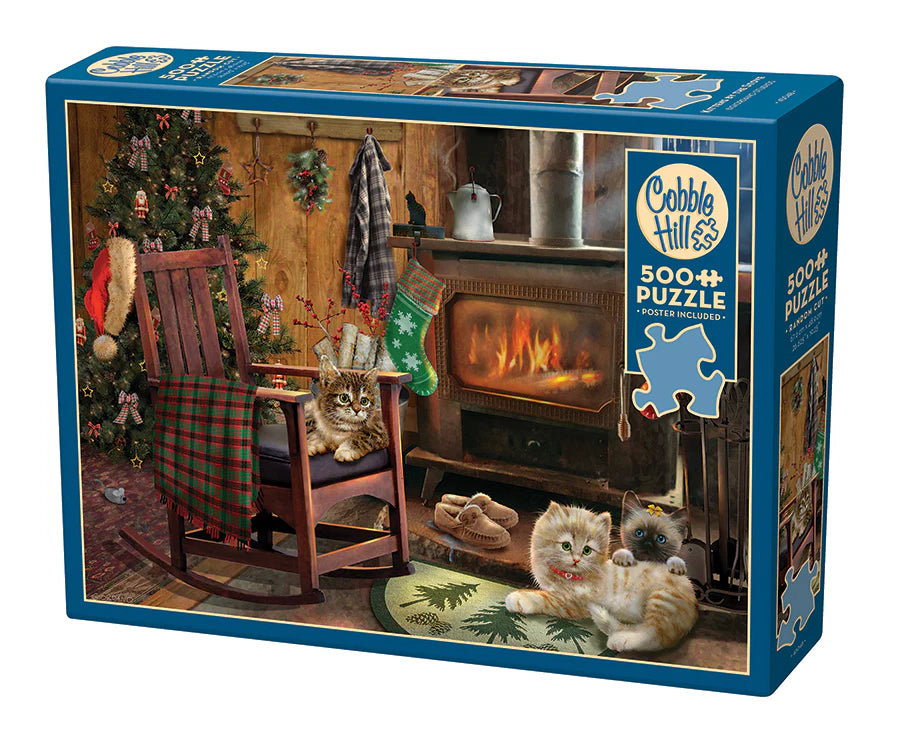 Puzzle: Kittens by the Stove (500 Piece)