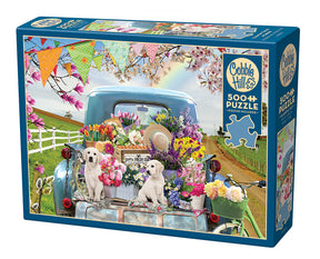 Puzzle: Country Truck in Spring (500 Piece)