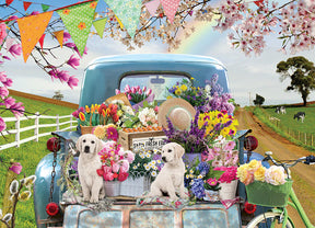 Puzzle: Country Truck in Spring (500 Piece)