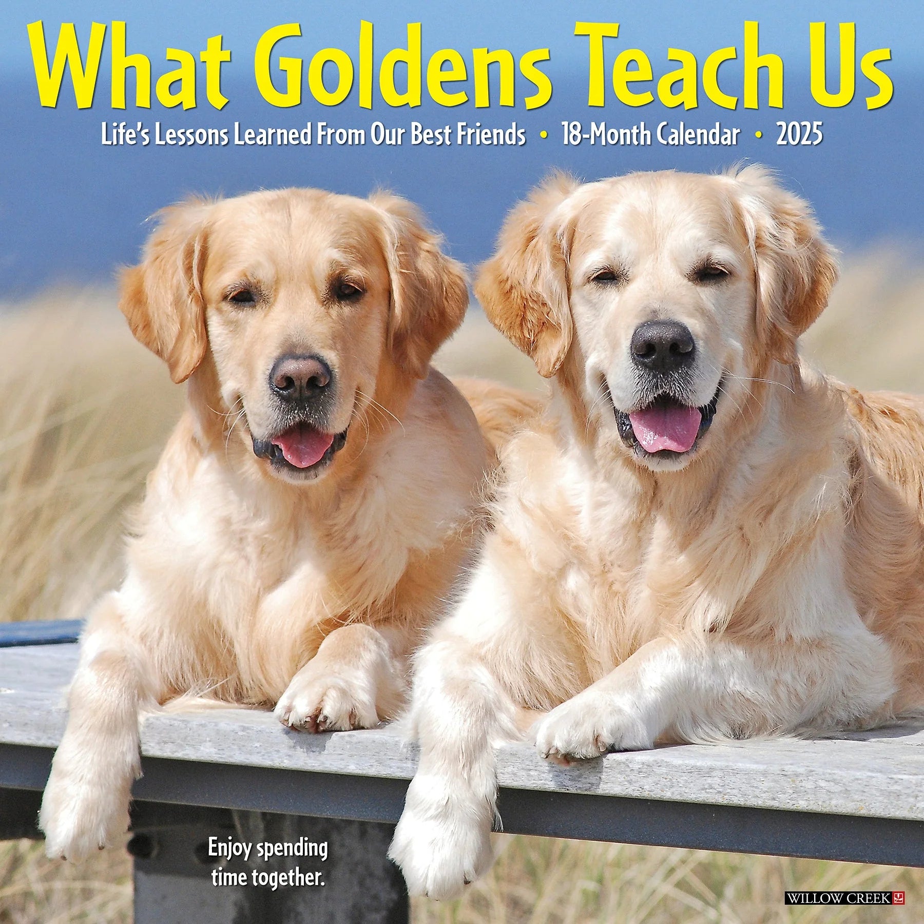 2025 What Goldens Teach Us Calendar