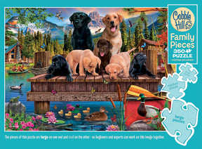 Puzzle: Family Pups & Ducks