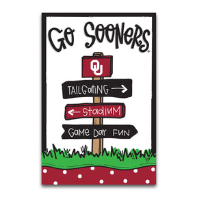 Collegiate Directions Sign Flag