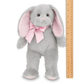 Bearington Collection - Lil' Mopsy Gray Bunny with Pink Ears