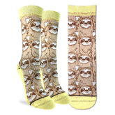 Good Luck Sock - Women's Coffee Sloth