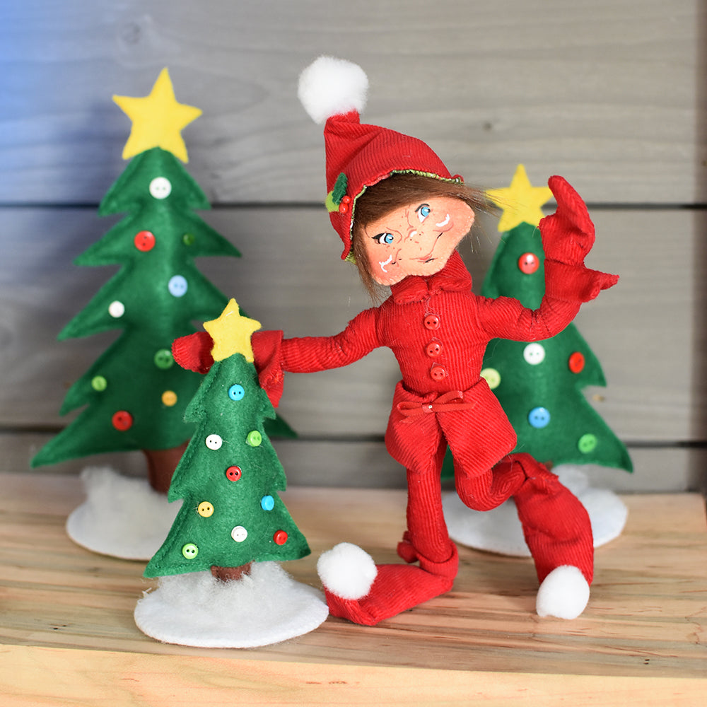 Annalee Yuletide Red Elf 9"