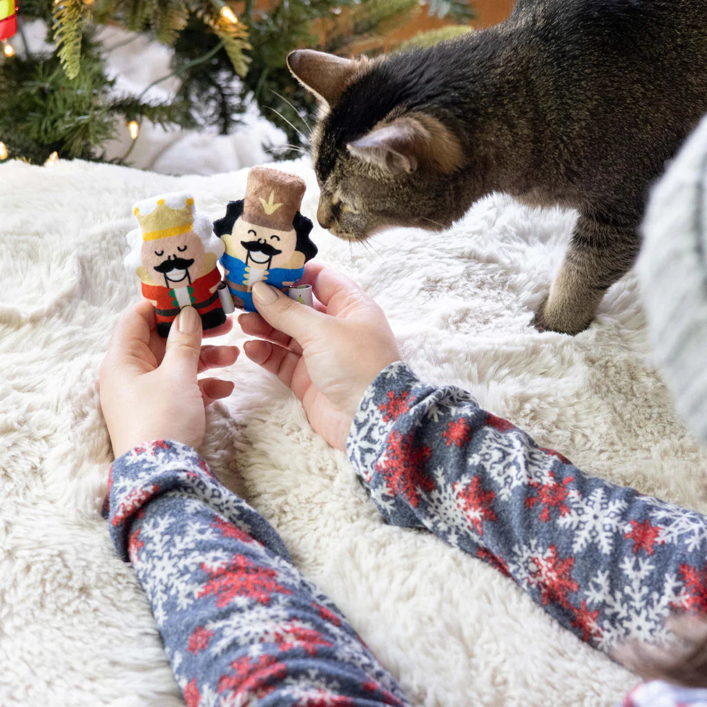 Holiday Nutcracker Cat Toys (2 Pack)