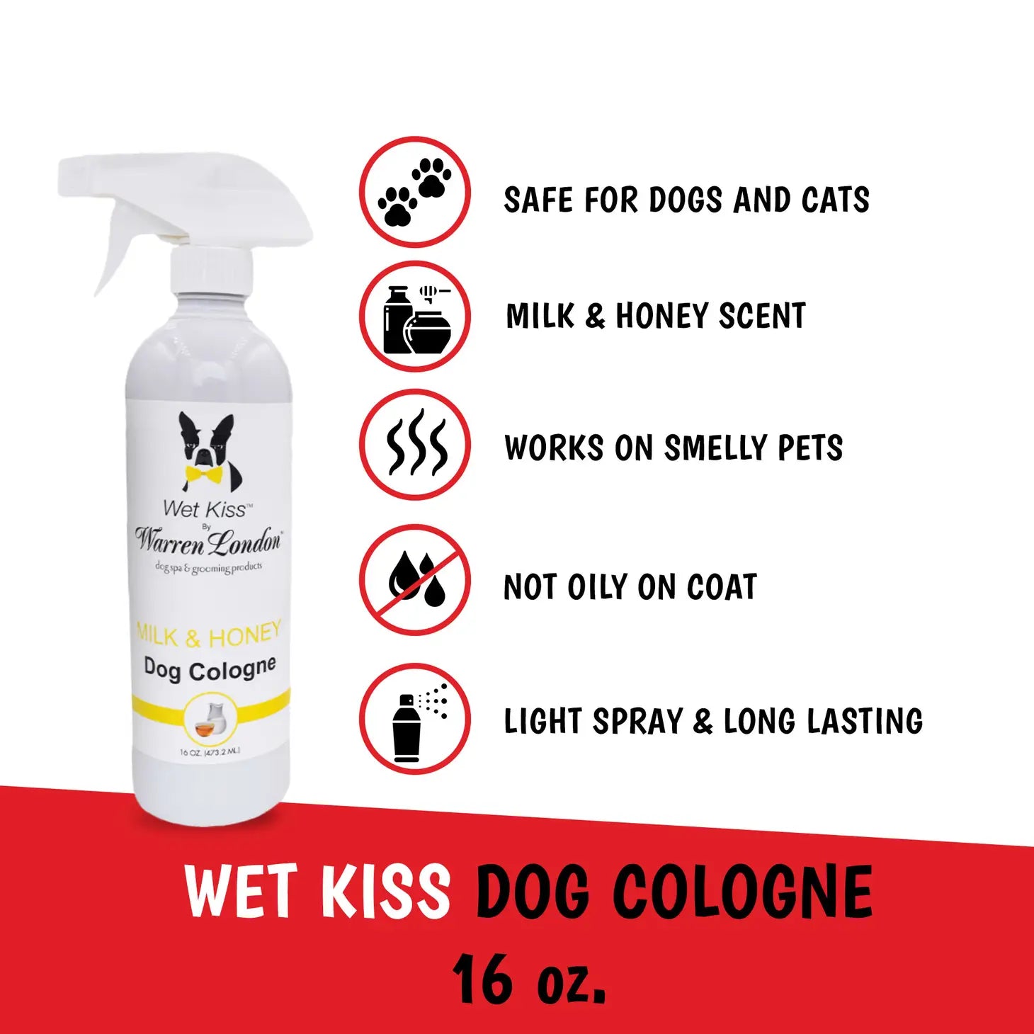 Warren London - Wet Kiss Dog Cologne Spray Pomegranate & Fig