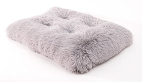 Precious Tails - Eyelash Faux Fur Tufted Mat Gray