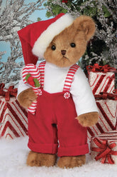 Bearington Collection - Christopher Cane Boy Teddy Bear