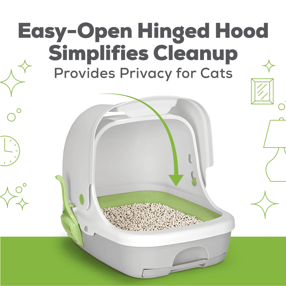 Purina - Tidy Cats® Breeze® Hooded Litter Box System