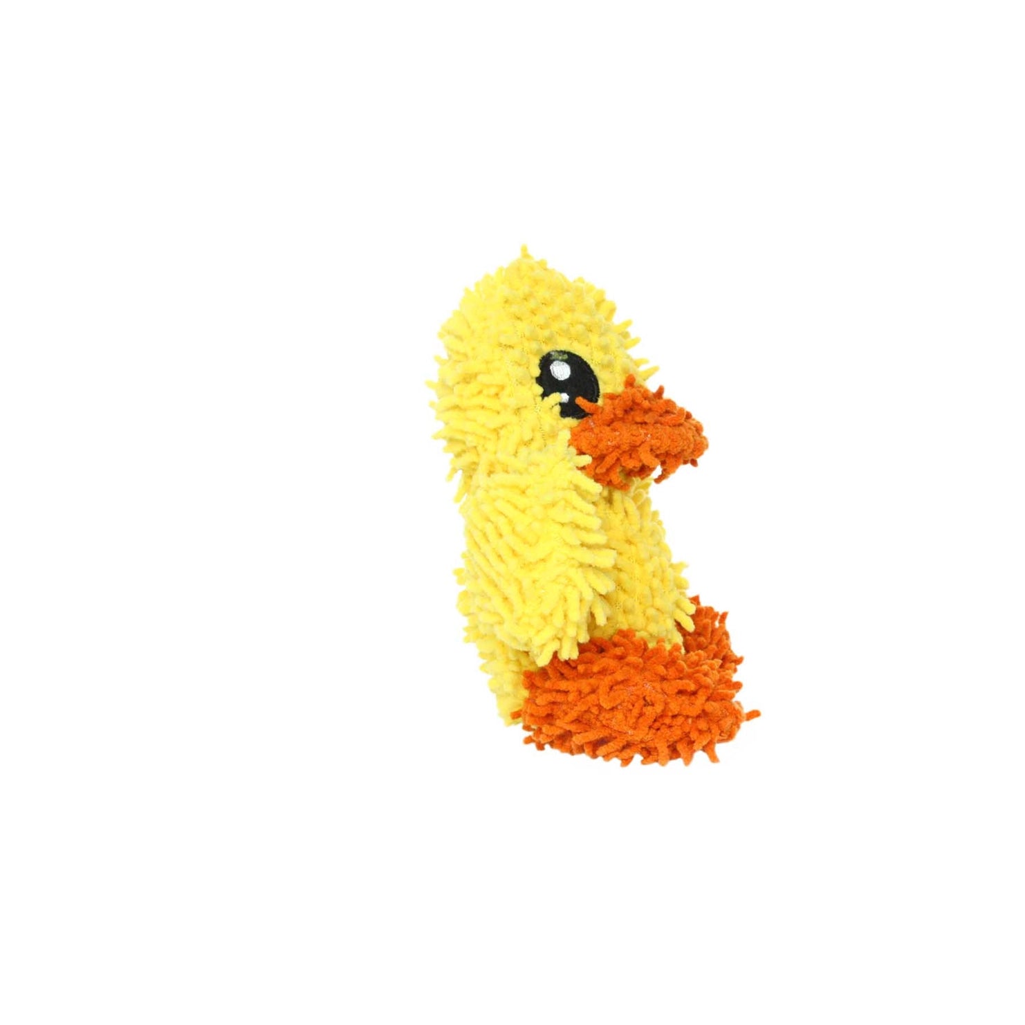 Mighty Junior Microfiber Ball Duck Squeaky Durable Toy