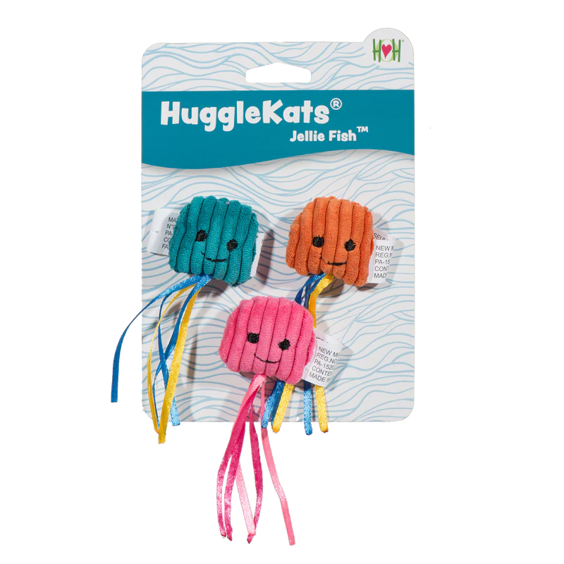 HuggleKats- Jellie Fish Corduroy With	Ribbon