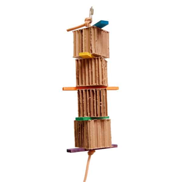 Shred-X Leather Bird Toy