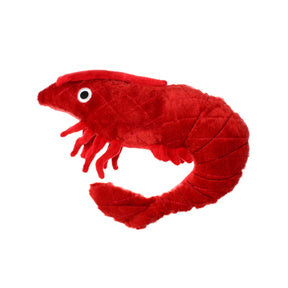 Mighty Ocean Prawn Plush Squeaky Durable Toy