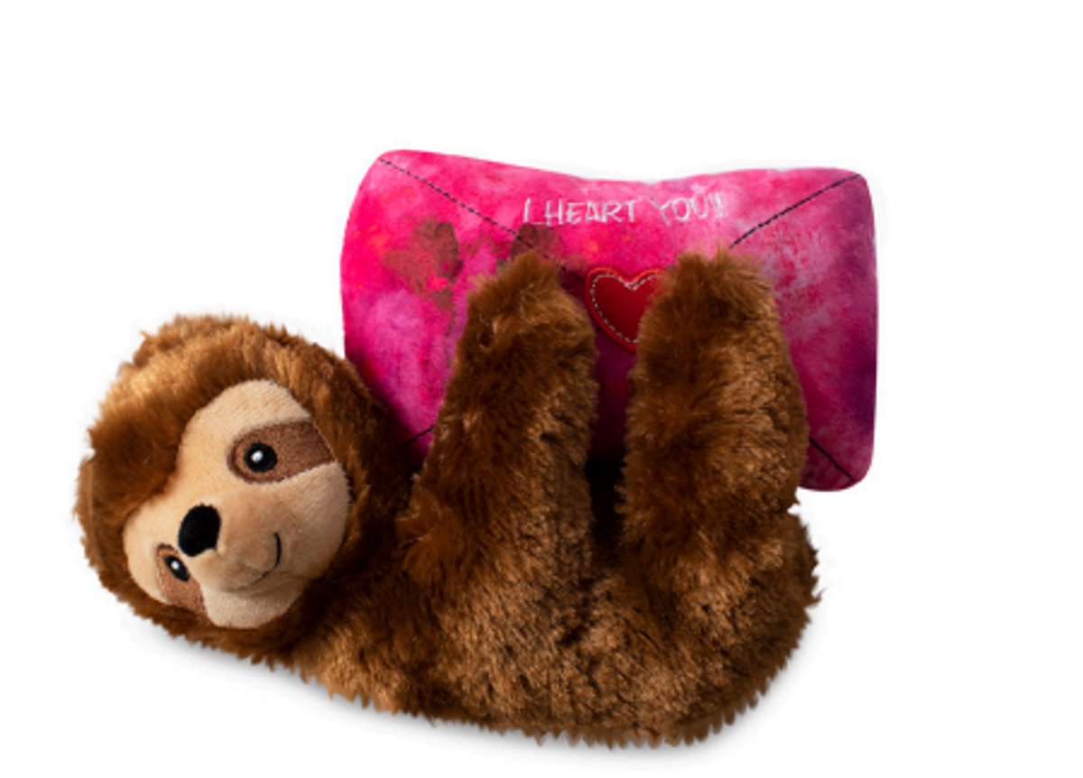 Petshop by Fringe Studio - Valentine's Day You've Got Sloth Dog Toy