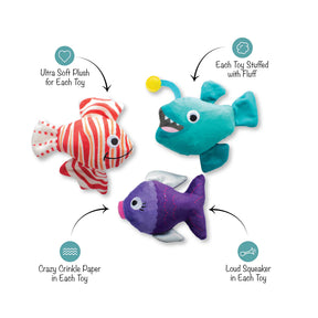 Petshop by Fringe Studio - Any Fin is Possible Mini Dog Toys