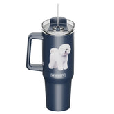 Tumbler with Handle & Straw Bichon