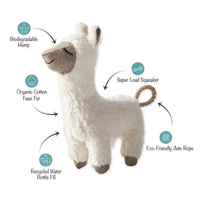 Petshop by Fringe Studio - Fleeced to Meet You Llama Dog Toy