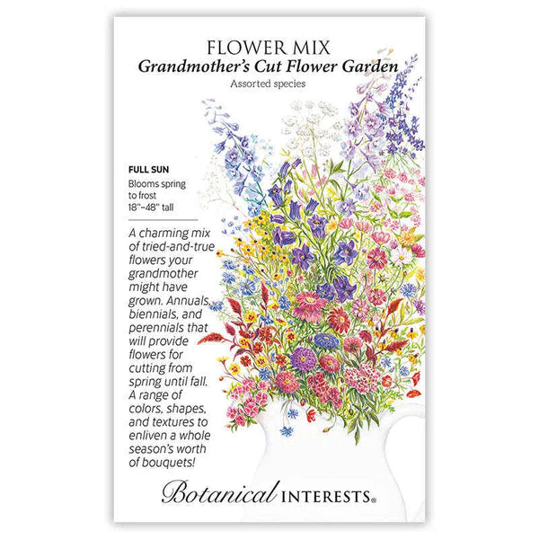 Flower Mix "Grandmother Cut Flowers" Seeds