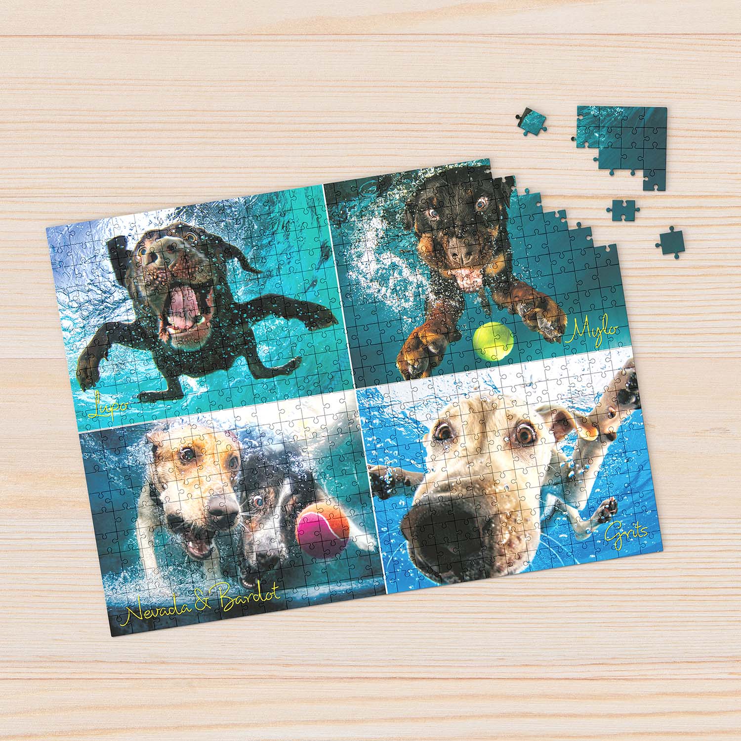 Puzzle Underwater Dogs: Splash - 1000 piece