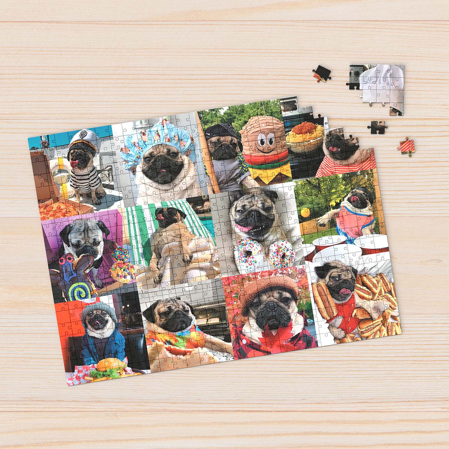 Puzzle Doug the Pug: Pug Life - 1000 piece