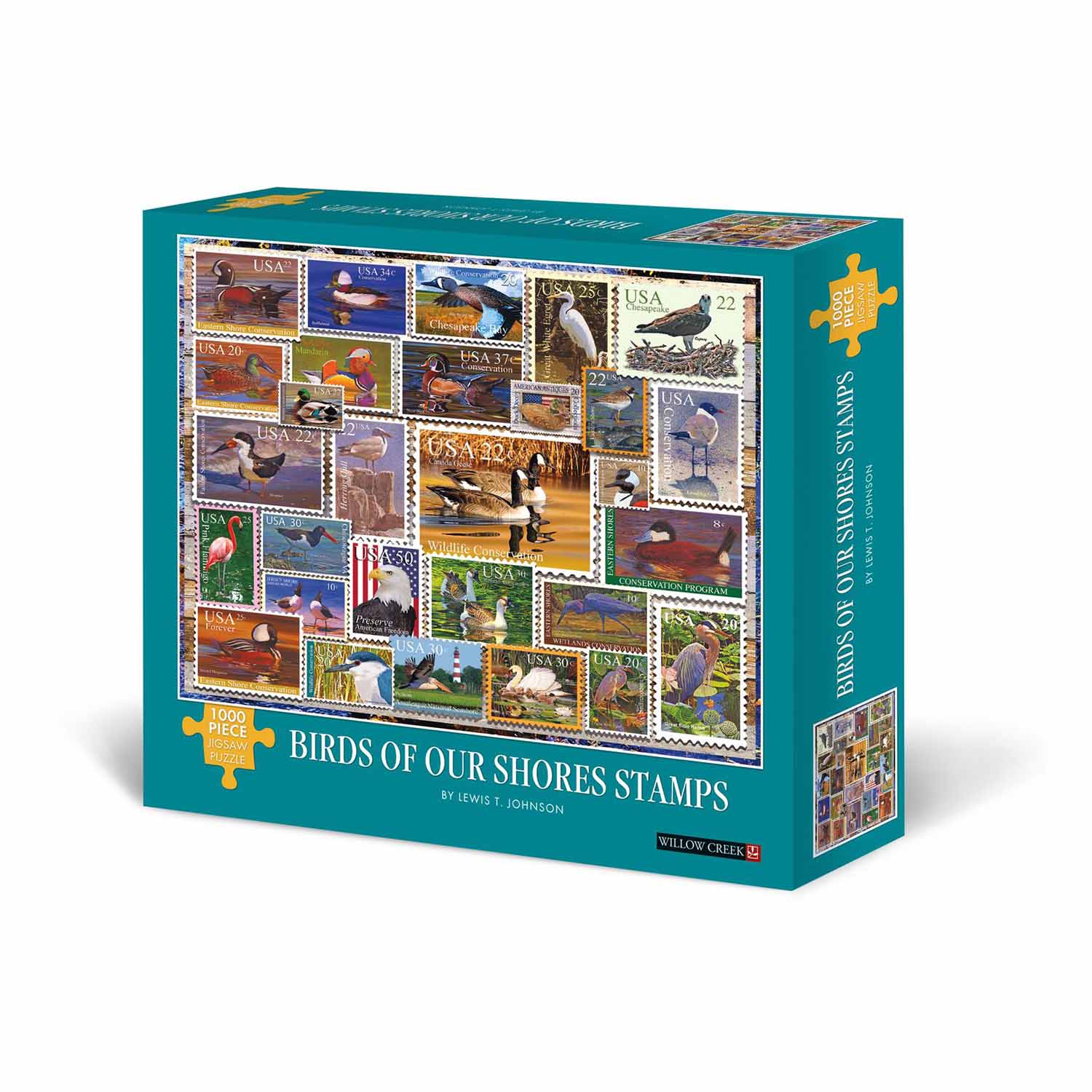 Puzzle Birds of Our Shores Stamps - 1000 piece