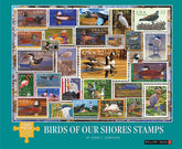 Puzzle Birds of Our Shores Stamps - 1000 piece