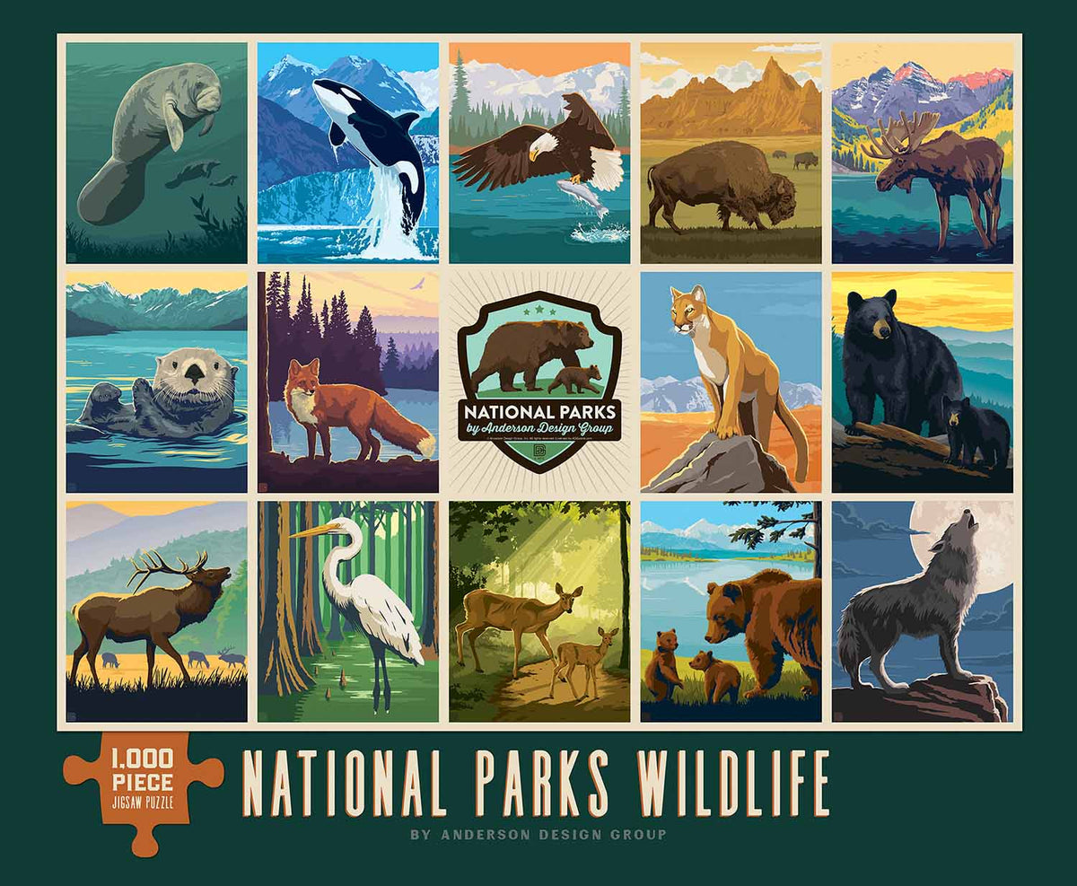 Puzzle National Parks Wildlife - 1000 piece