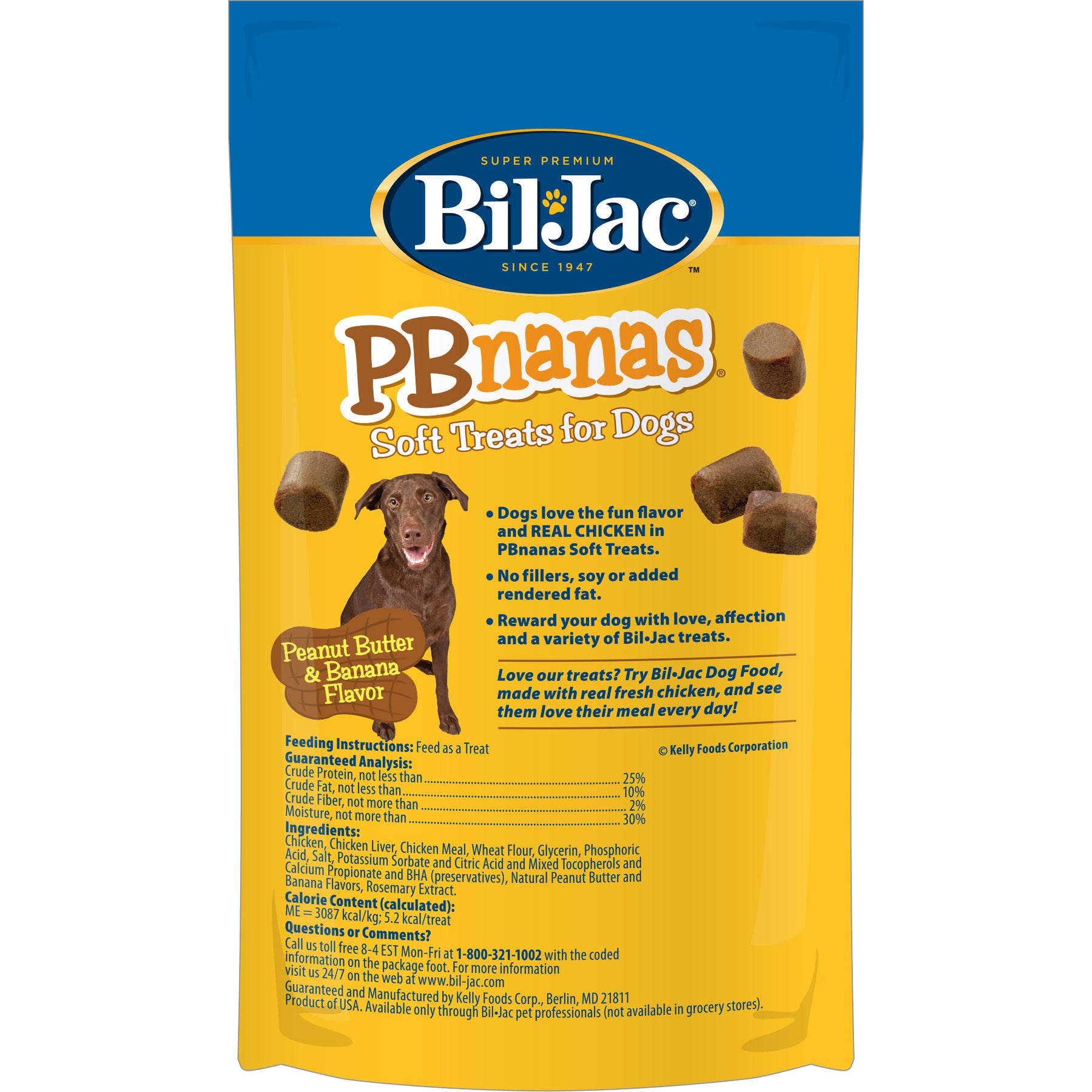 Bil-Jac - PB-Nanas Dog Treats