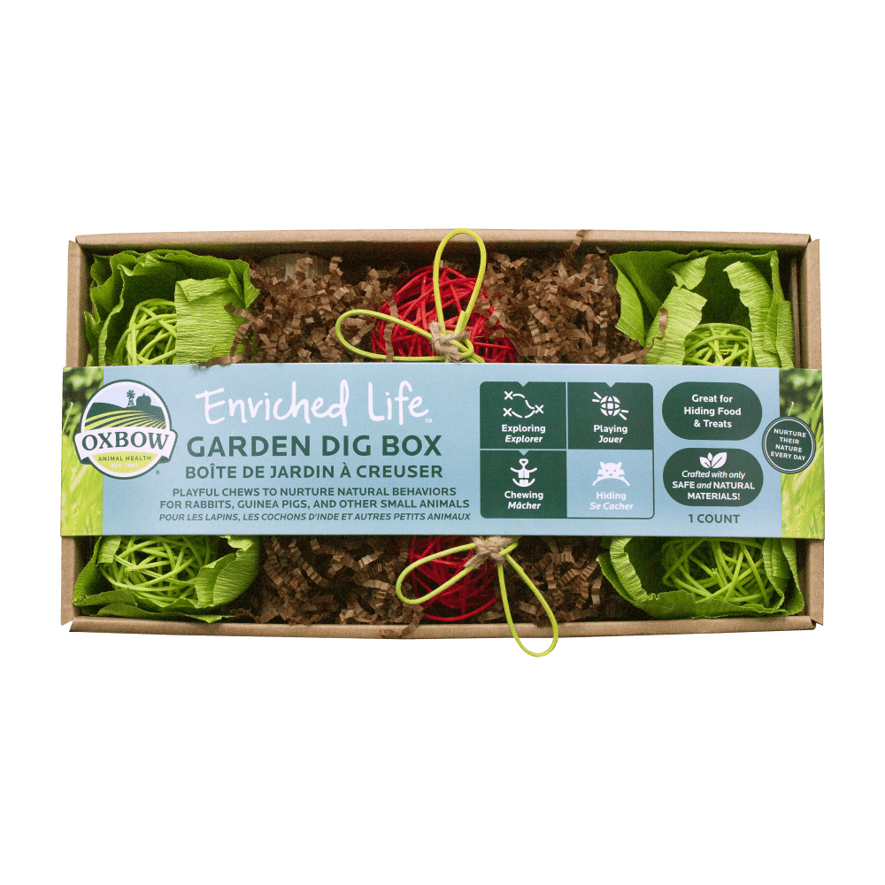 Enriched Life Garden Dig Box Small Animal Chews by Oxbow