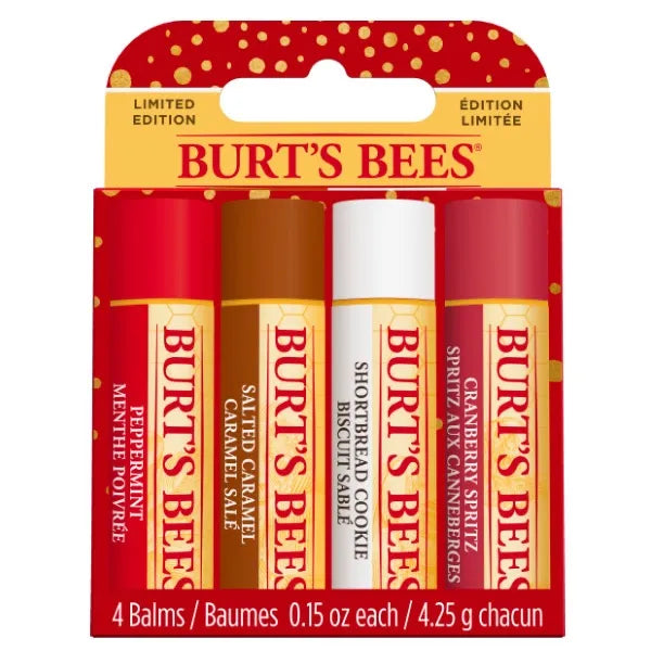 Burt's Bees - Lip Balm Festive Fix 4 Pack