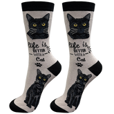 Socks Black Cat