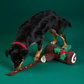 Dog Toy Yule Log