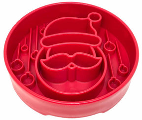 eBowl Enrichment Slow Feeder Santa Design