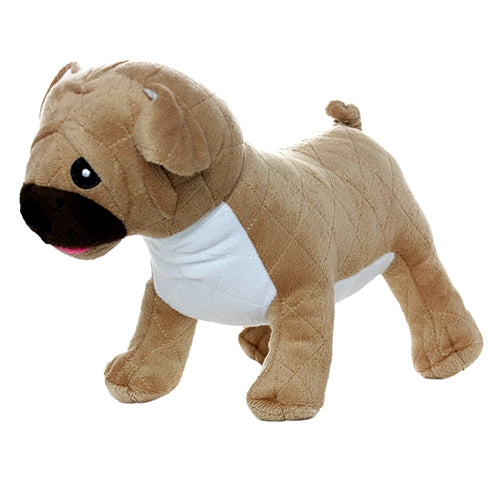 Mighty Farm Pug Plush Squeaky Dog Toy