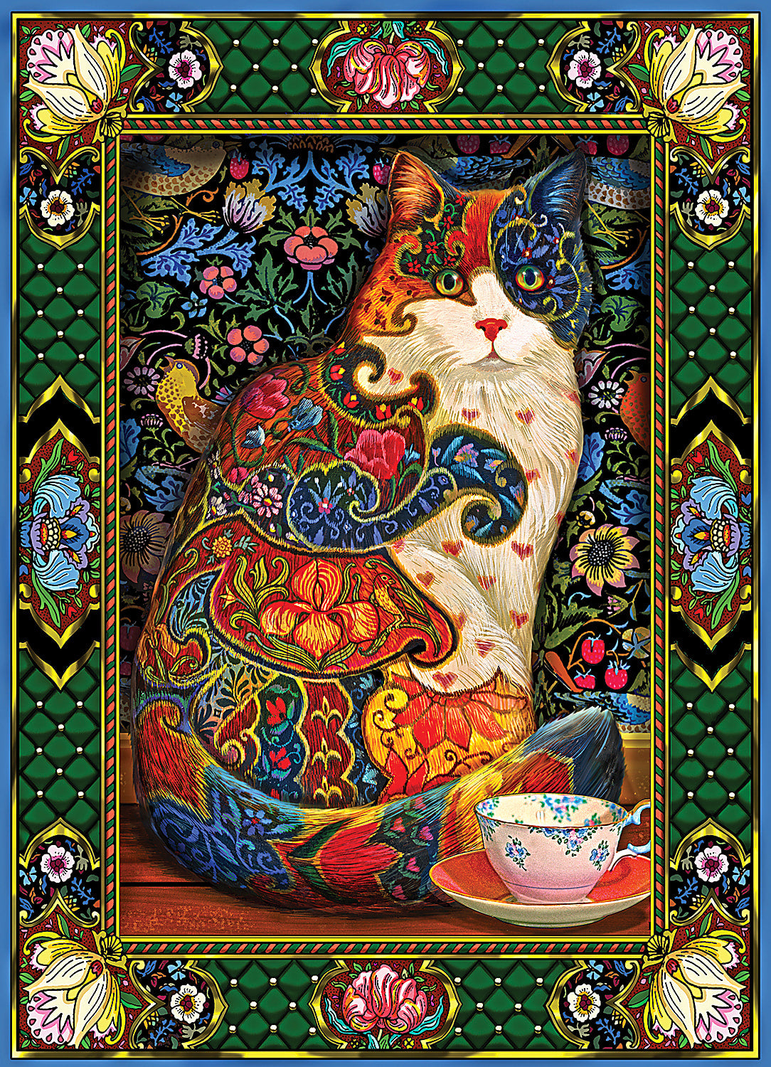 Puzzle Painted Cat - 1000 pieces