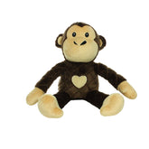 Mighty Safari Monkey Plush Squeaky Toy