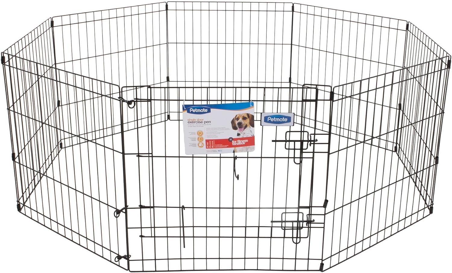 Petmate Exercise Pen w/Door - 8 panels 36"x24"