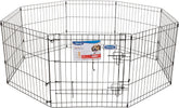 Petmate Exercise Pen w/Door - 8 panels 36"x24"