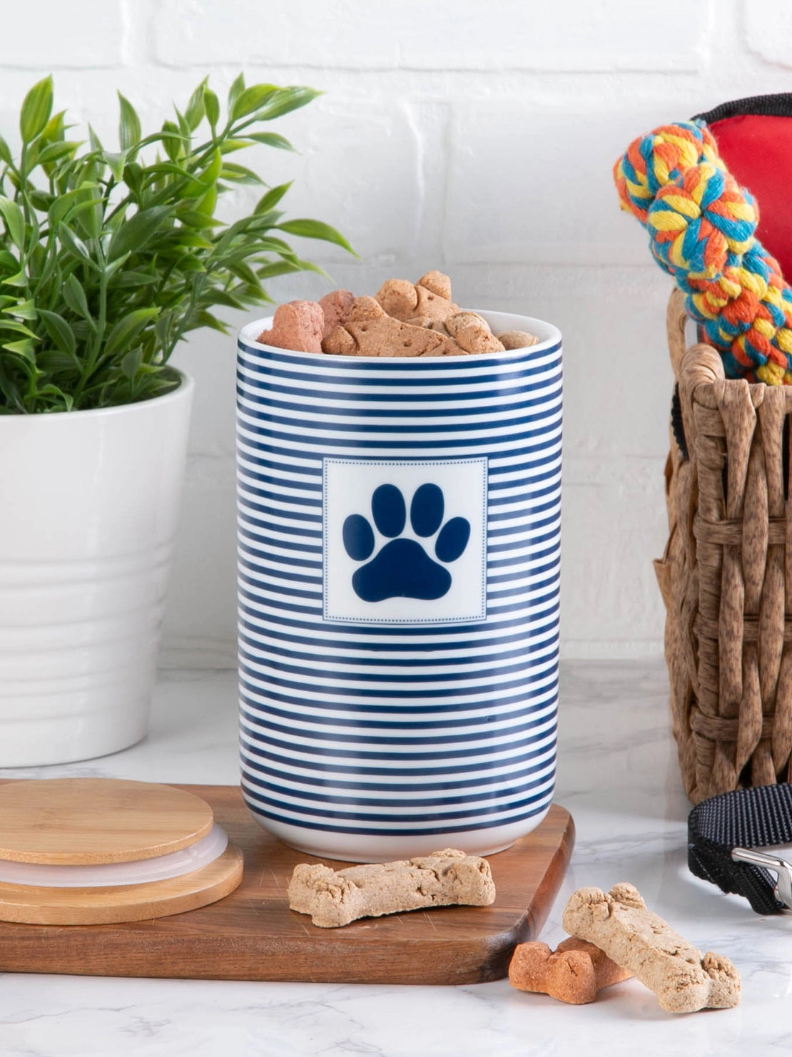 Bone Dry - Stripe Treat Canister